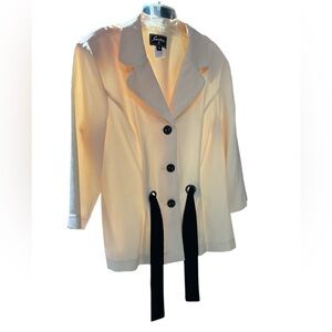 Elegant Cream Women's Coat